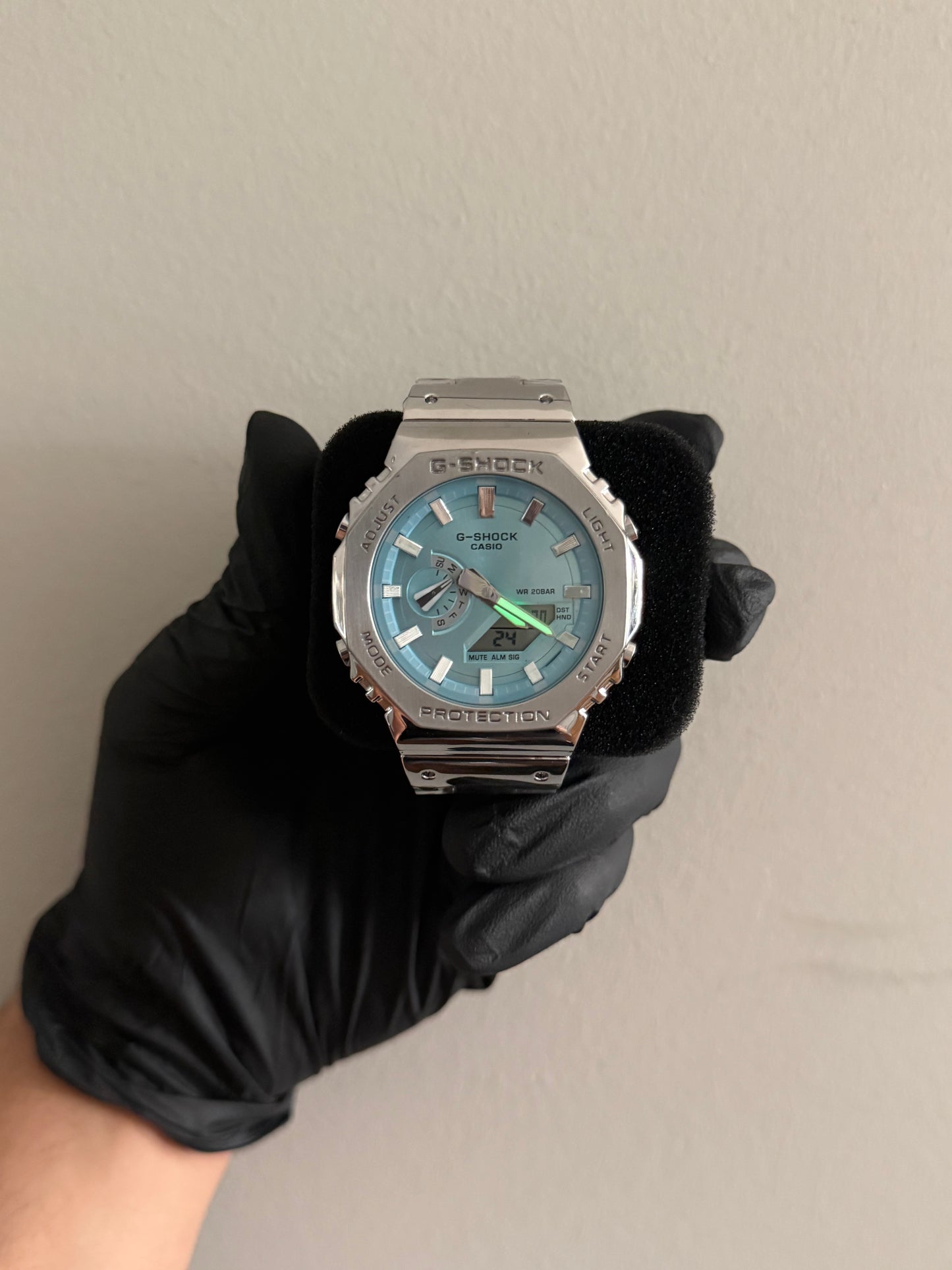 Hidden silver blue G shock ðŸ˜