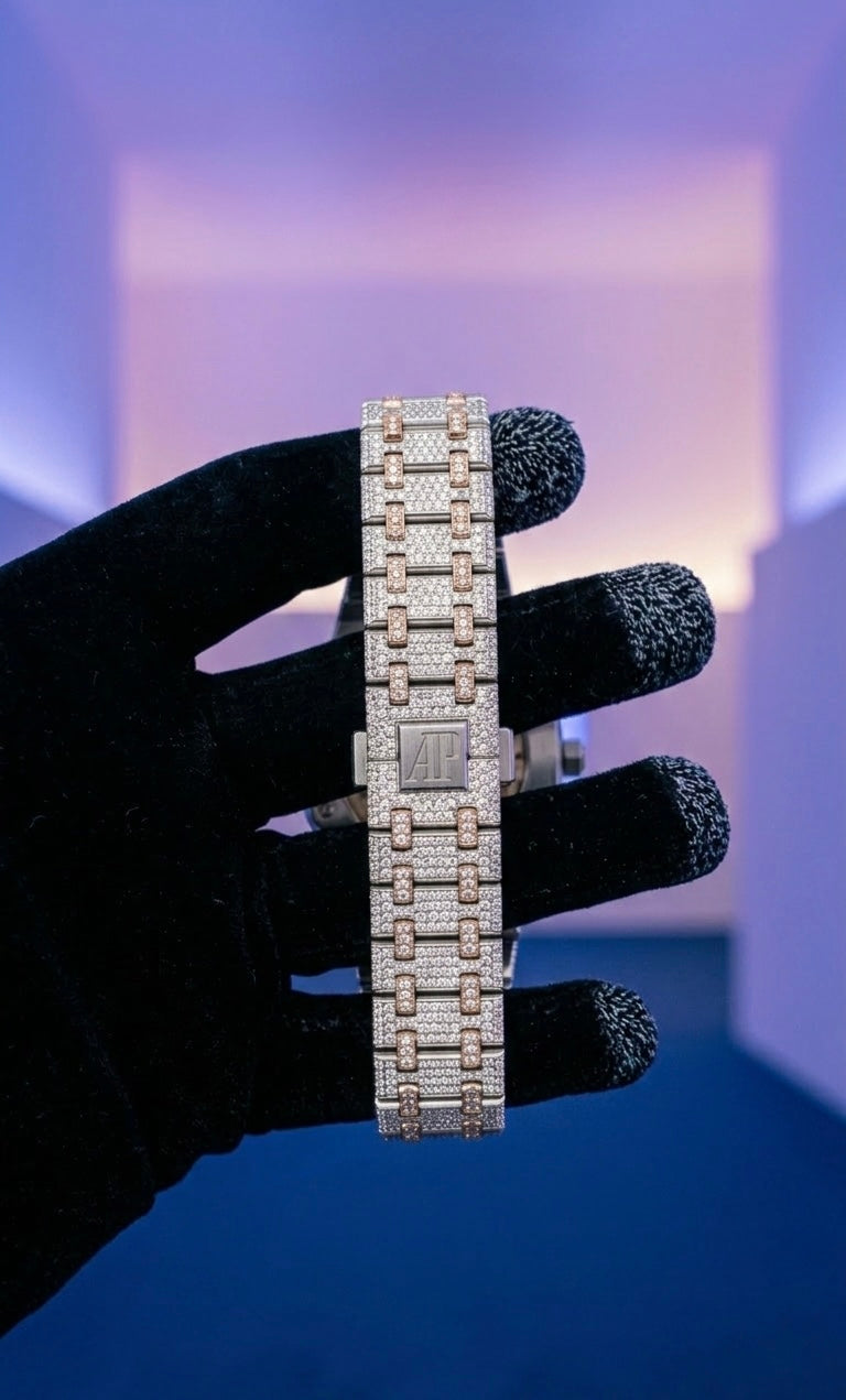2 Toned Lab grown Watch