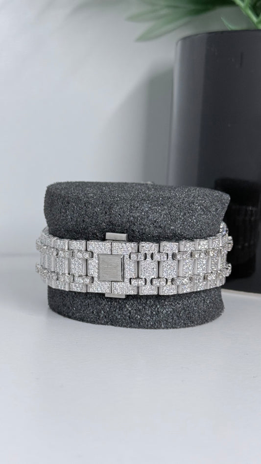 VVS Iced Moissanite Watch