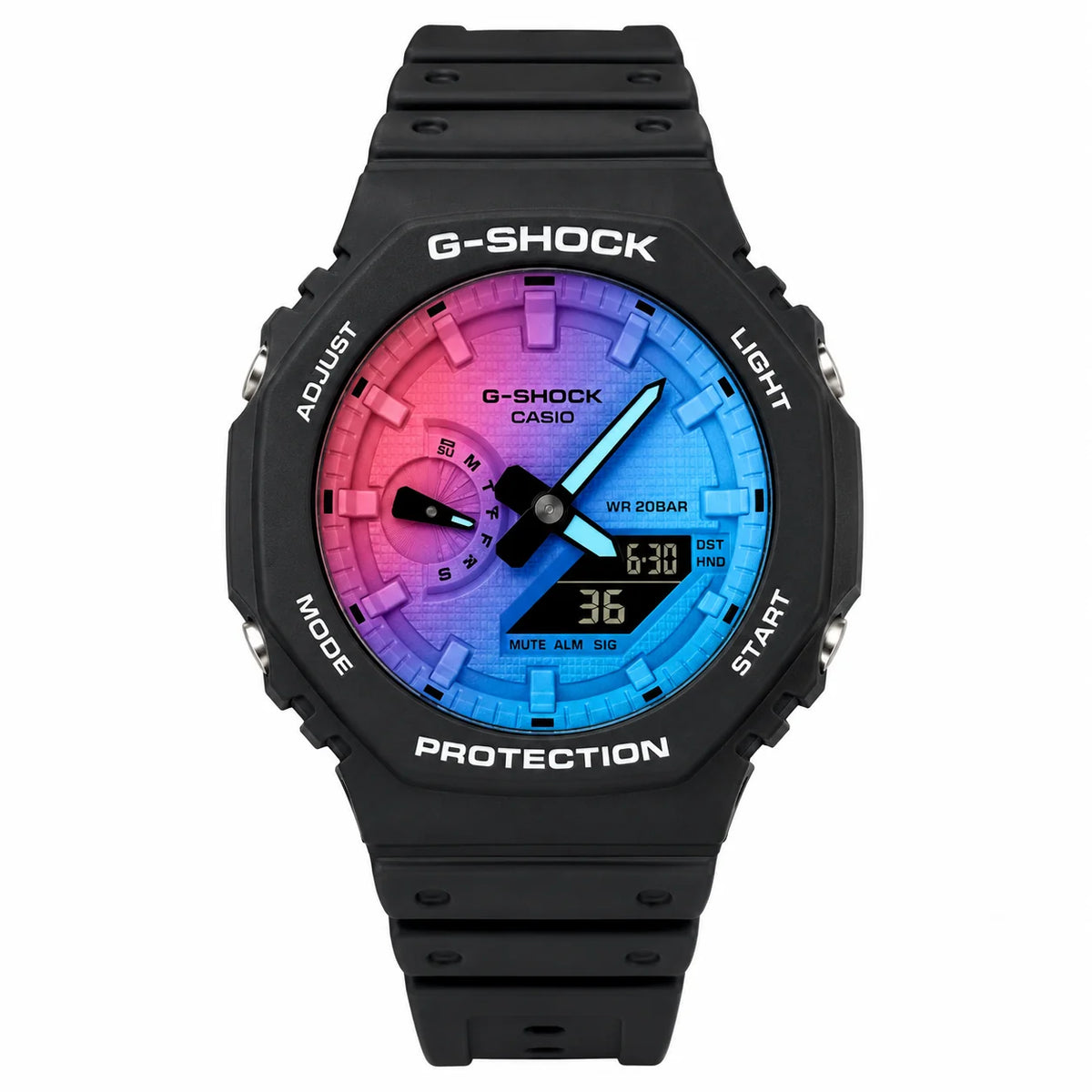 Casio G-Shock GA-2100 - Black Rainbow