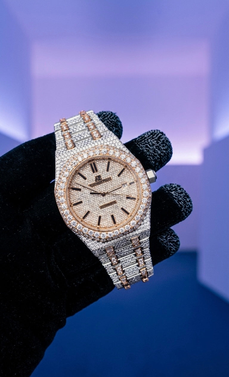 2 Toned Lab grown Watch