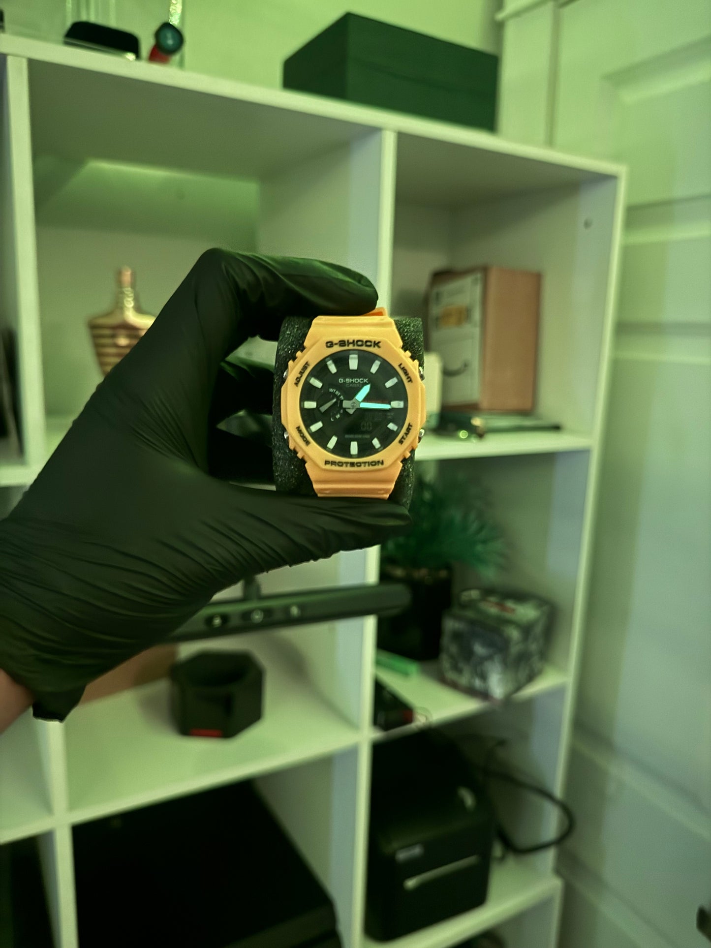Shock-Style Yellow Tactical Watch (Bold Sport Edition)