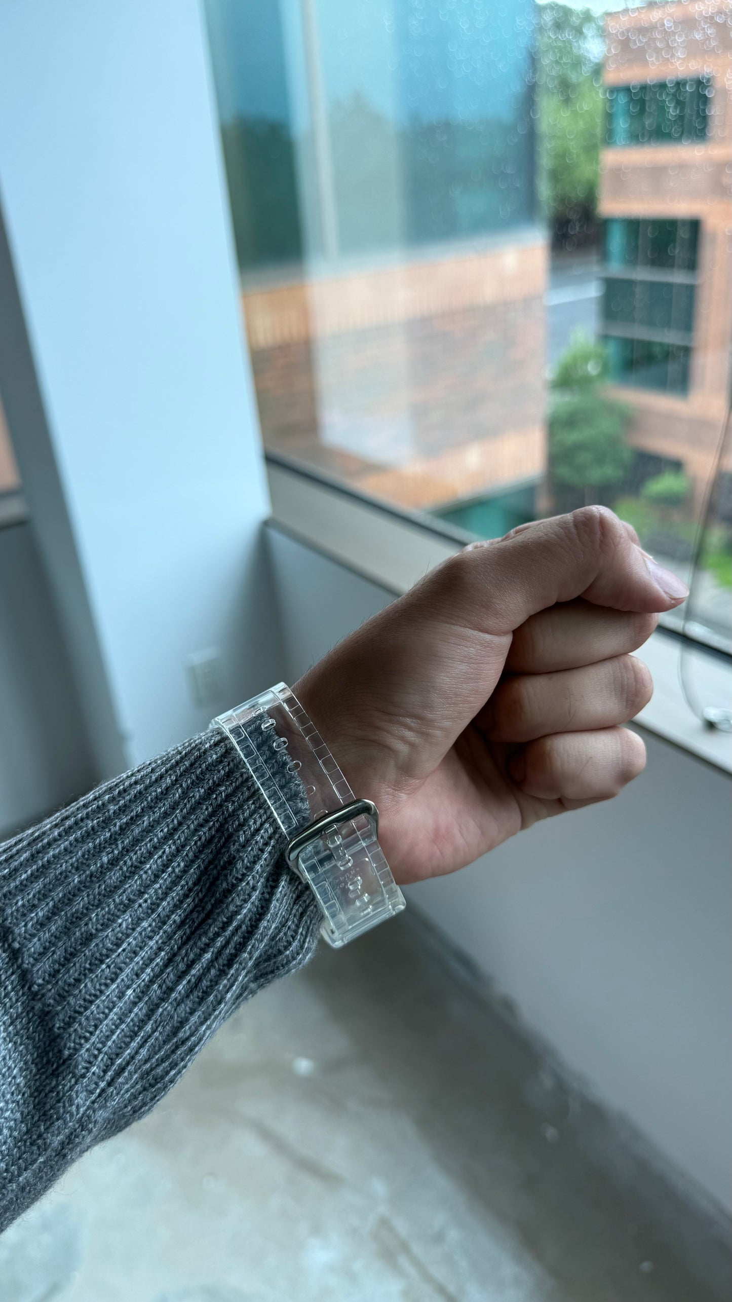 Transparent baby blue G Shock ￼