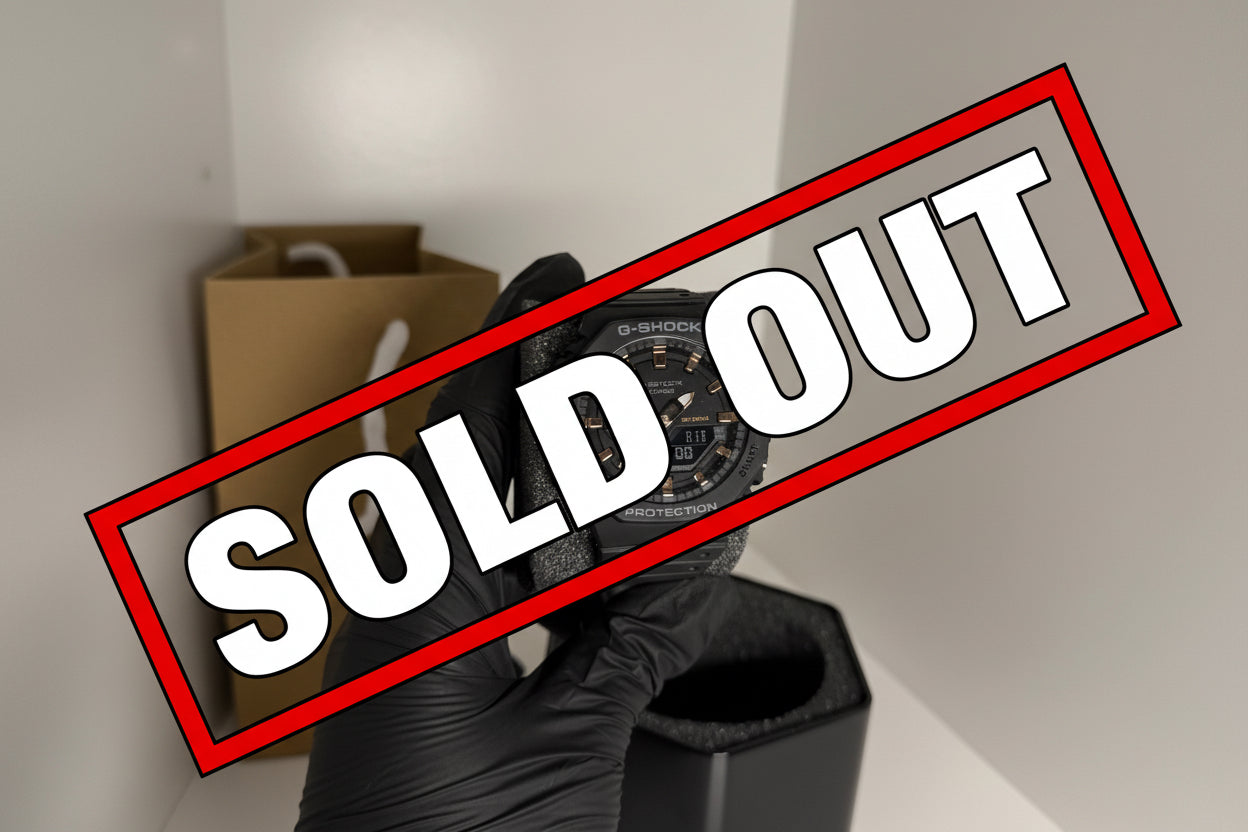 Shock-Style All-Black Tactical Watch (Matte Finish)