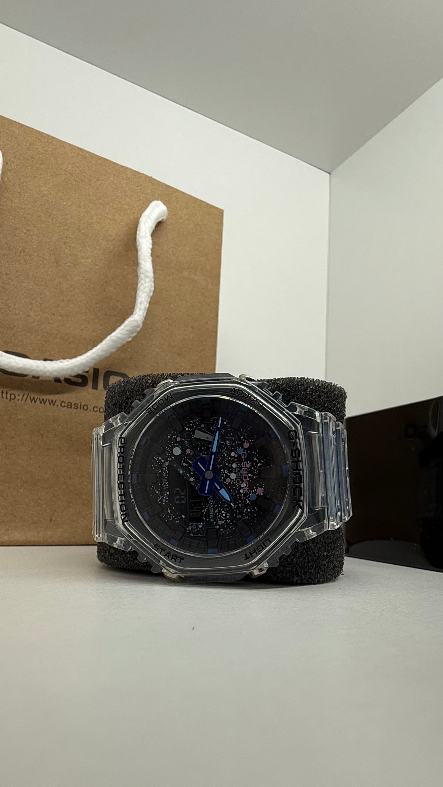 Clear Shock-Style Tactical Watch (Transparent Edition)
