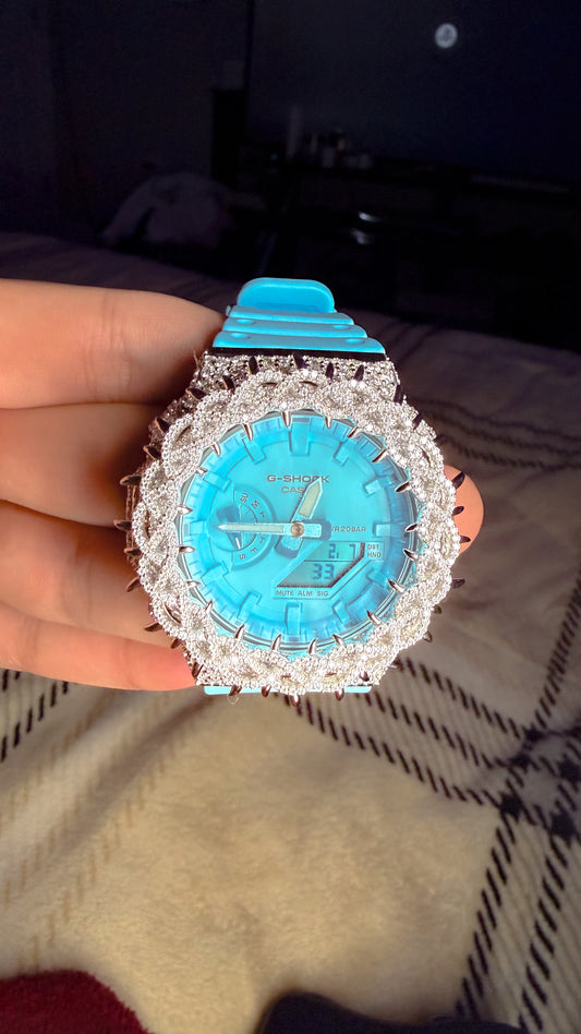 Custom Frozen Baby blue shock ❄️💎