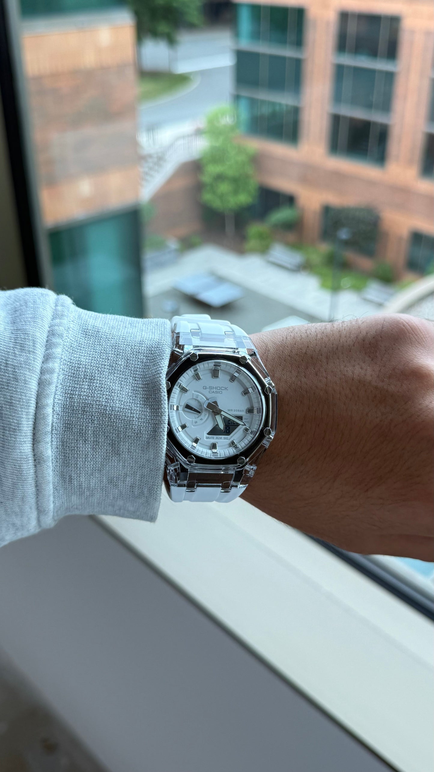 G-Shock GM-2100 All-White Crystal Edition