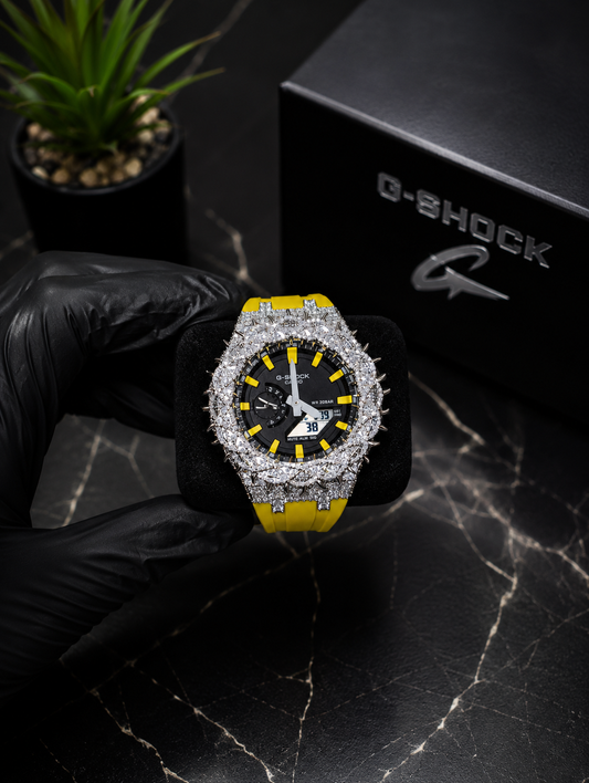 Fully iced out Ap g shock mod for my boy Scrim 🤞