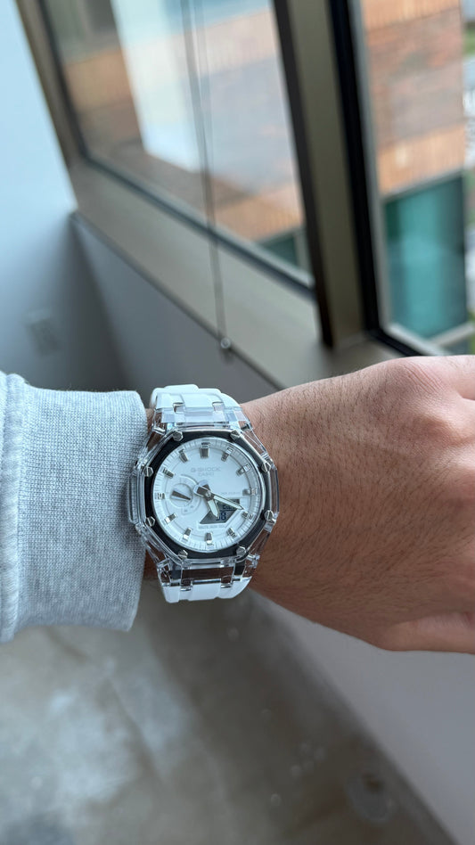 G-Shock GM-2100 All-White Crystal Edition