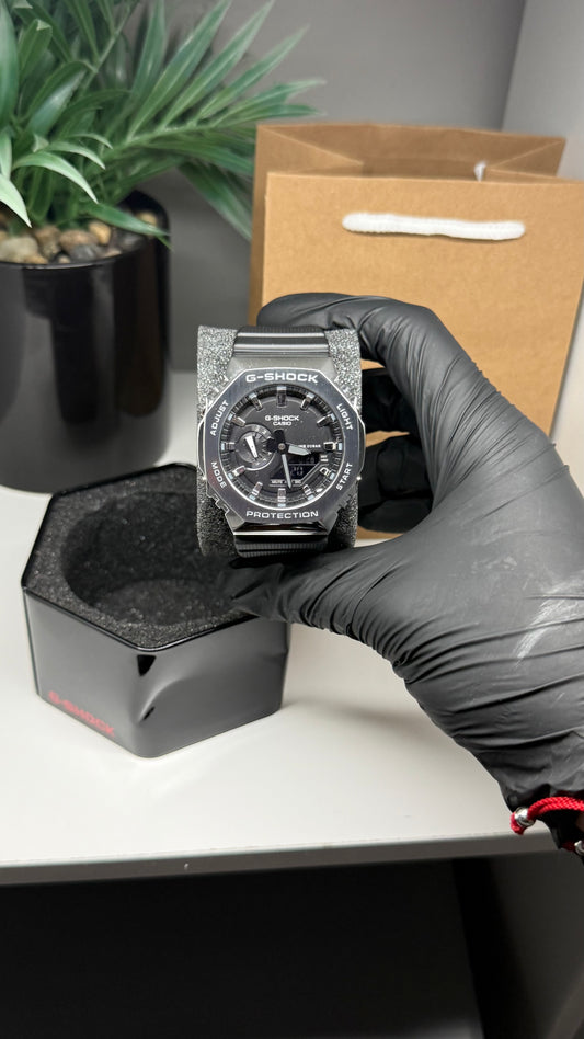 Silver n Black G Shock