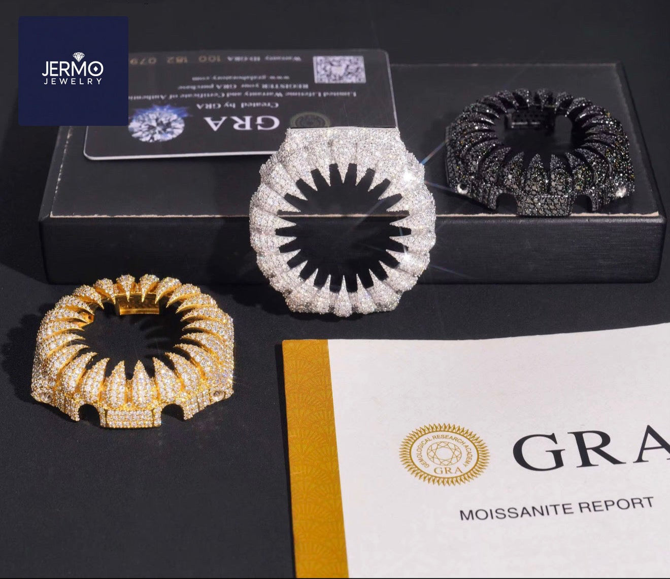 Luxury VVS1 Moissanite Bezel GA2100