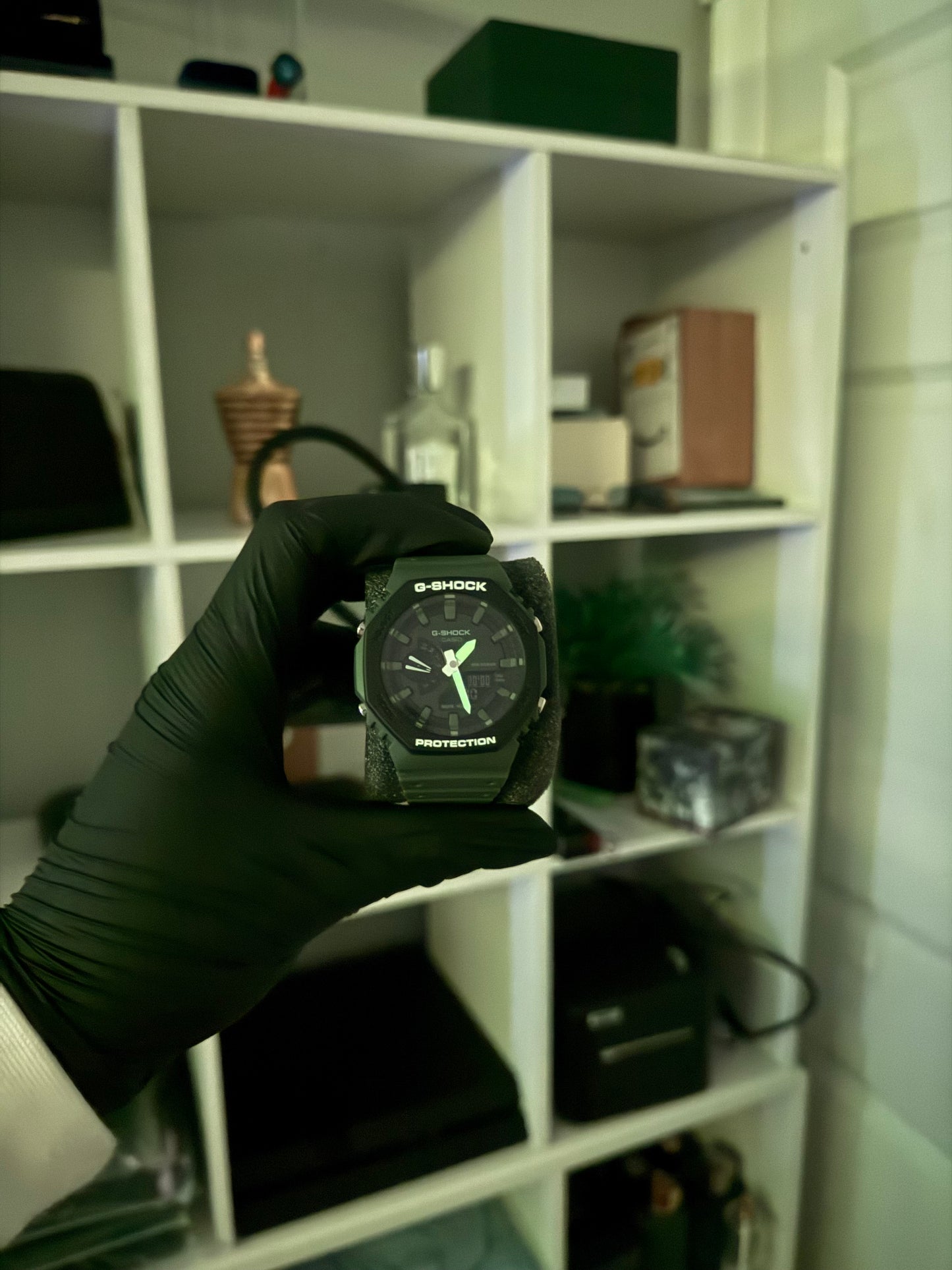 Shock-Style Olive Tactical Watch (Military Green Edition)