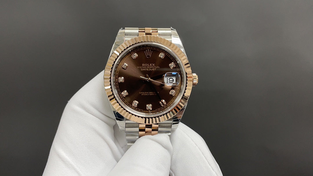 2 tone watch color chocolate 🍫