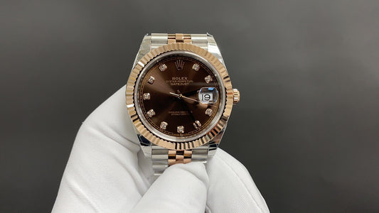 2 tone watch color chocolate 🍫