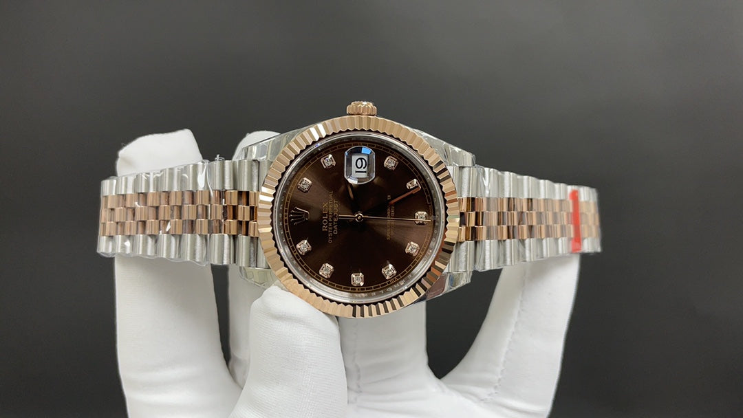 2 tone watch color chocolate 🍫