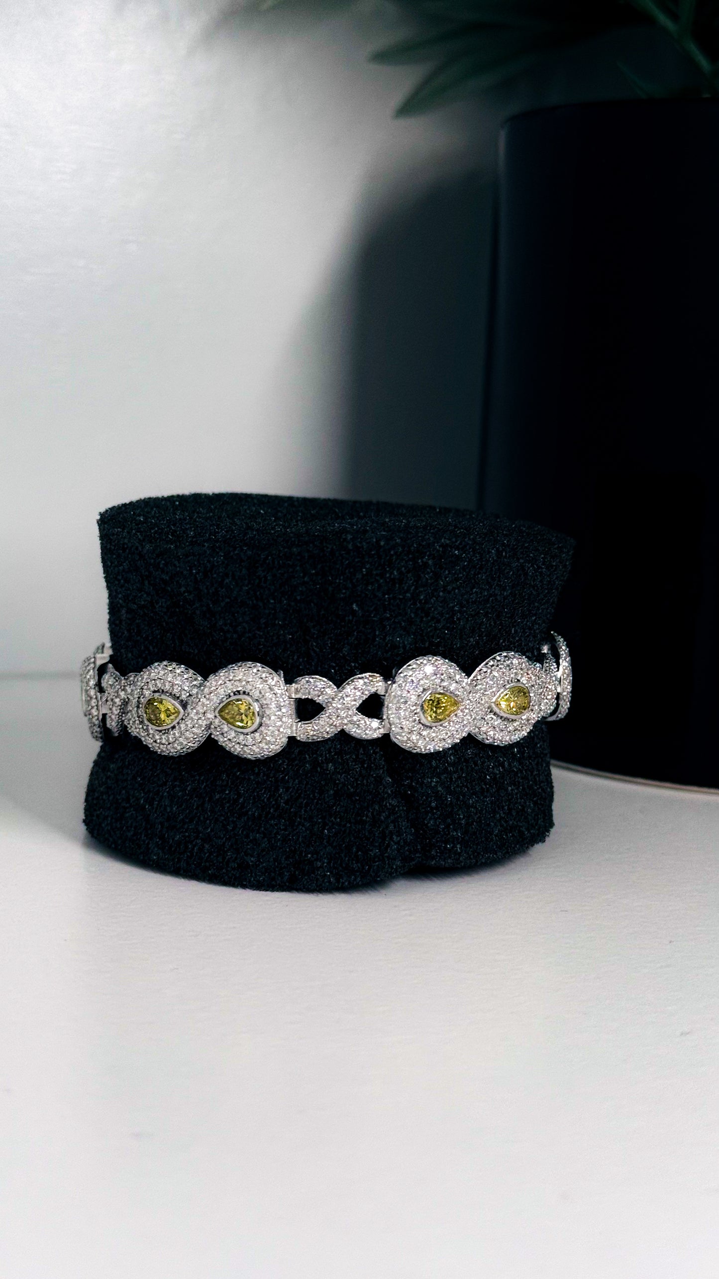 3mm Infinity Moissanite Bracelet – VVS Shine