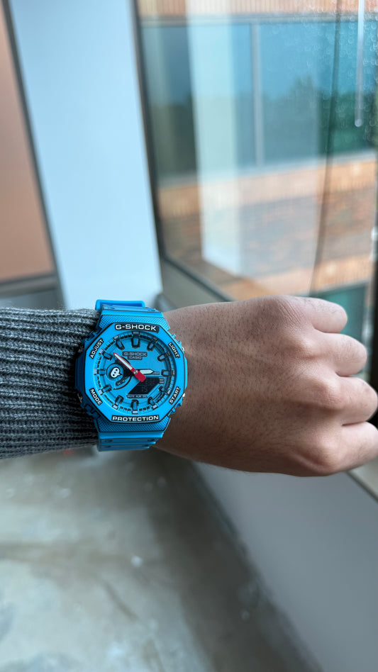 Blue Cartoon G shock