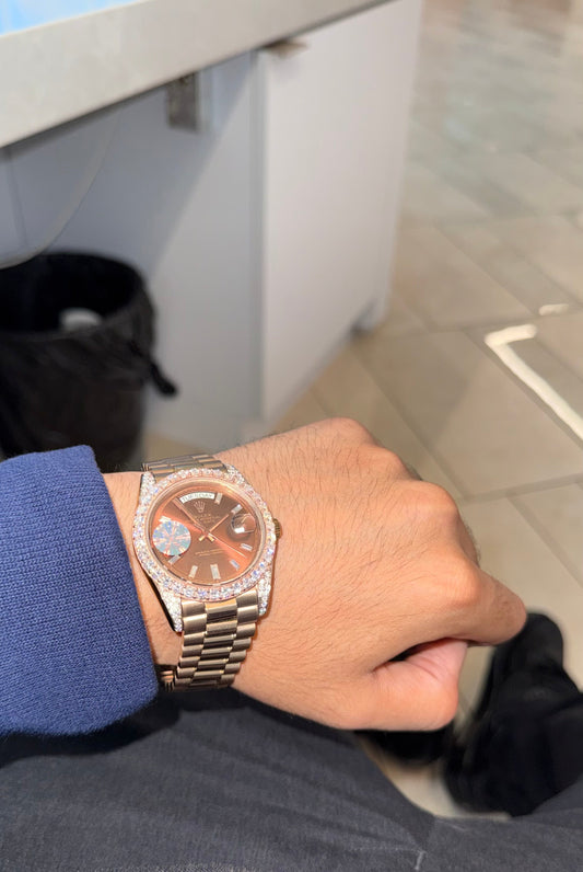 Mocha Presidential Semi Iced Out￼