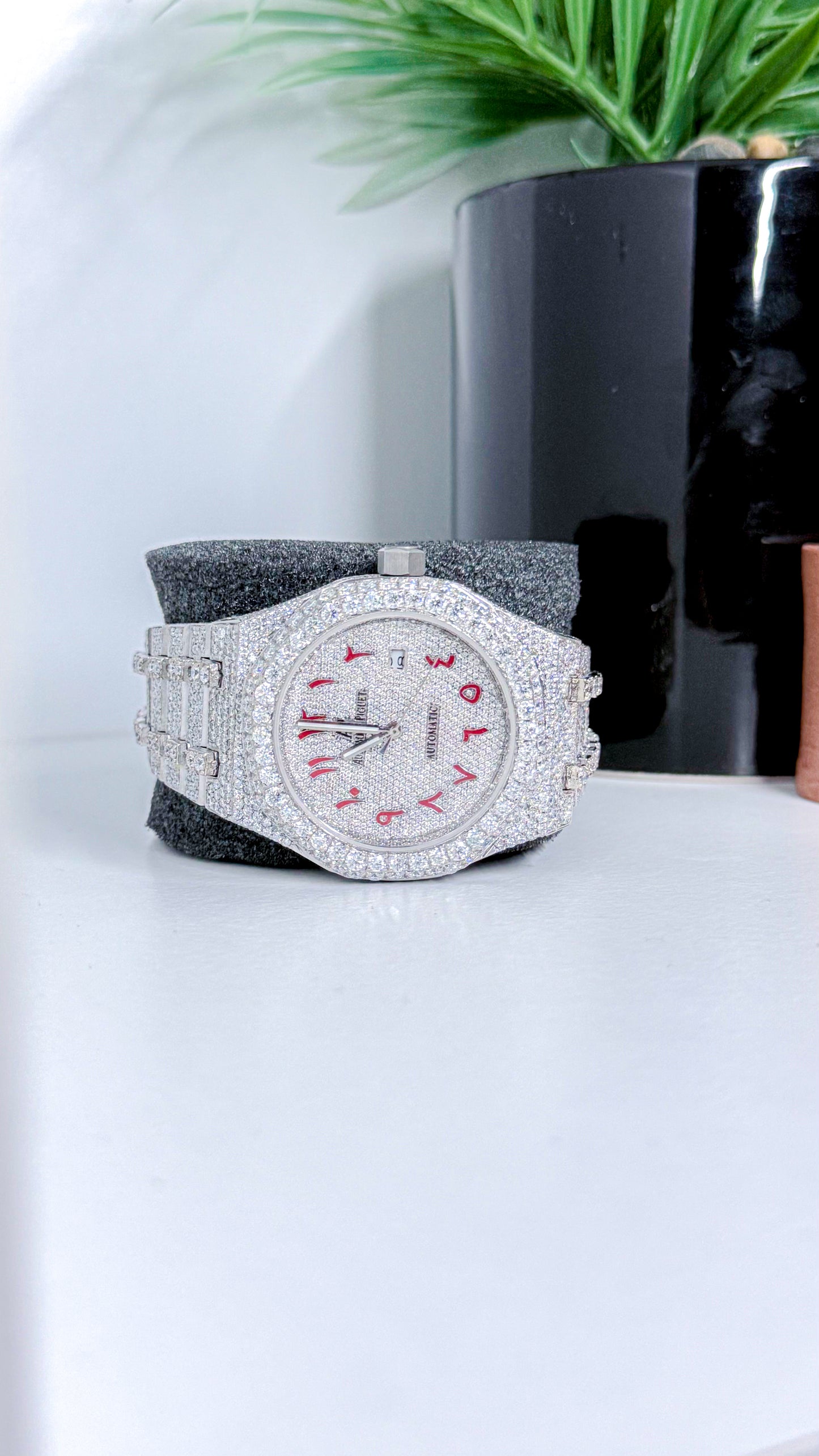 VVS Iced Moissanite Watch