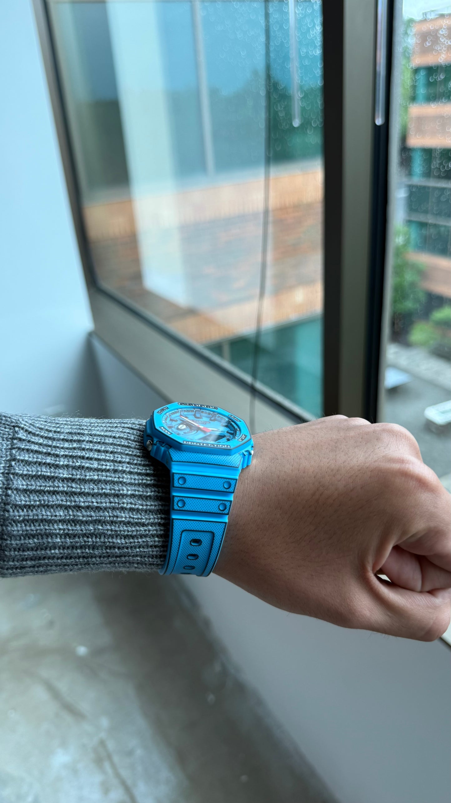 Blue Cartoon G shock