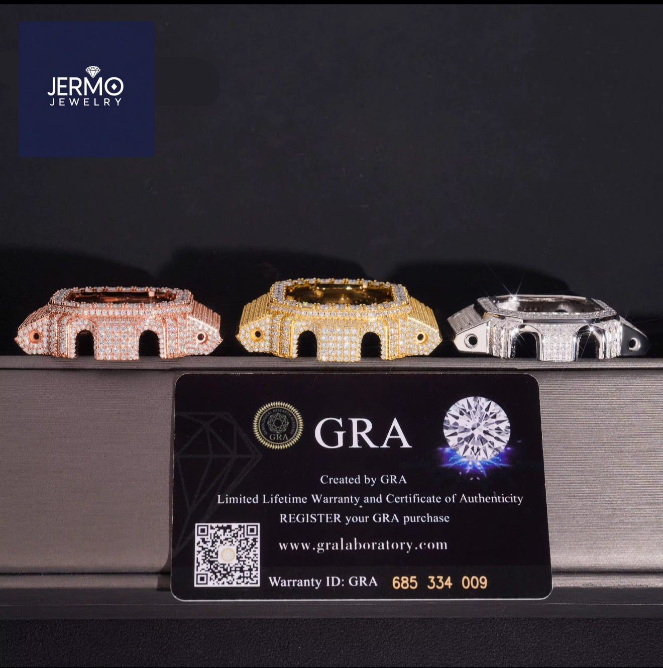 DW 5600 mossainite bezel