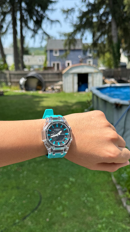 G-Shock Teal Crystal Transparent Edition