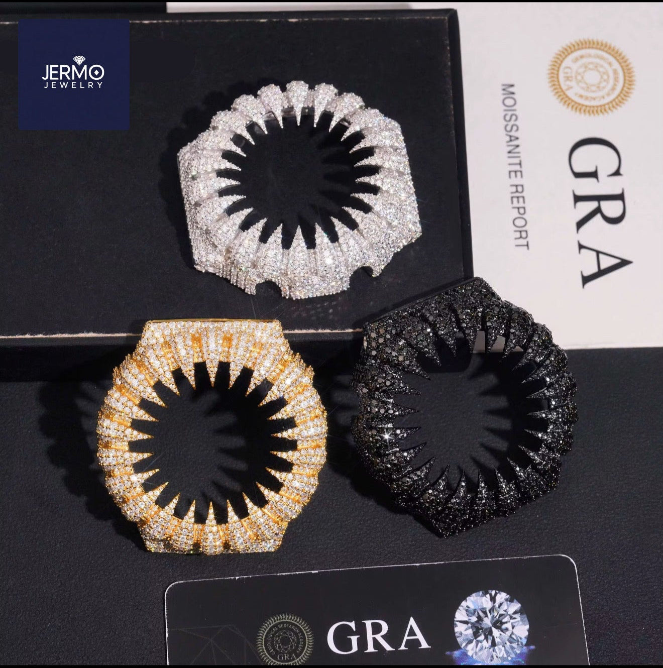 Luxury VVS1 Moissanite Bezel GA2100