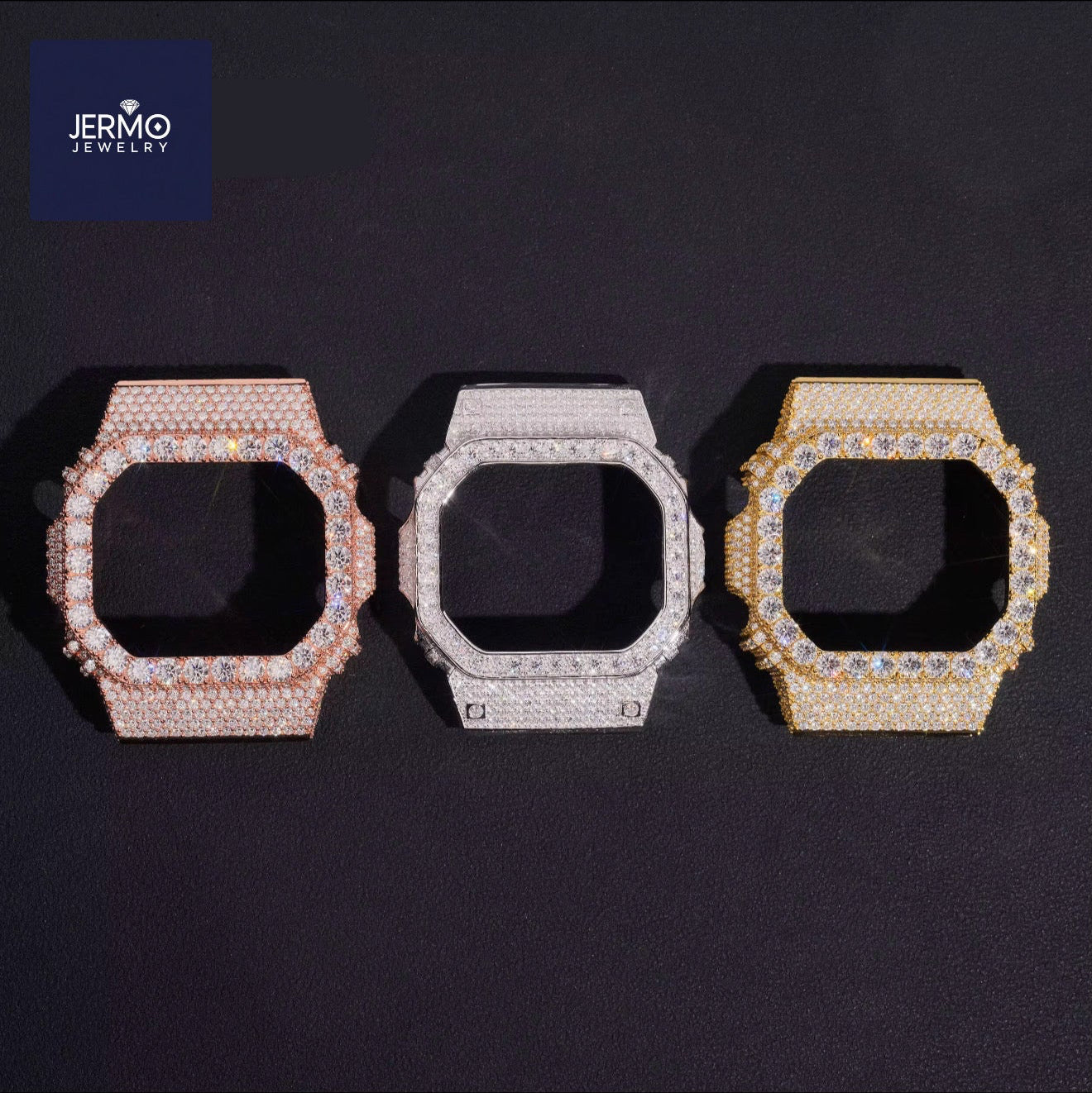 DW 5600 mossainite bezel