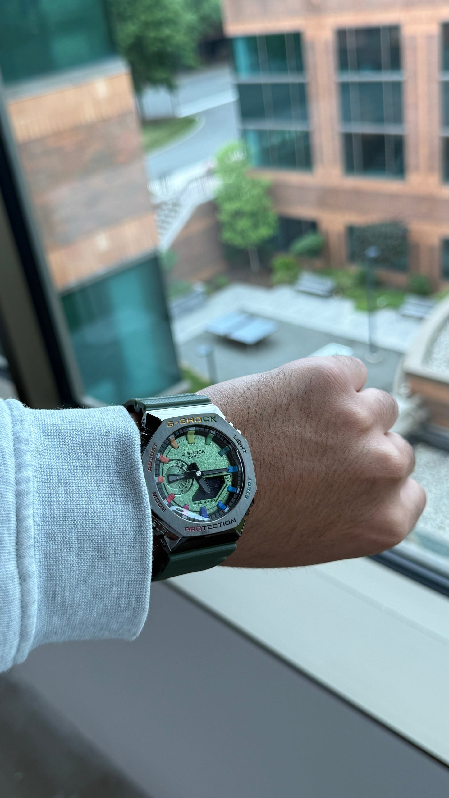 G-Shock GM-2100 Green Rainbow Dial Edition