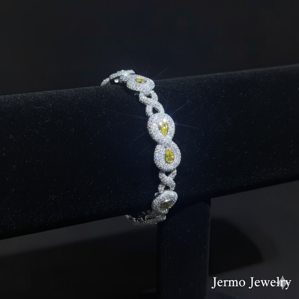 3mm Infinity Moissanite Bracelet – VVS Shine