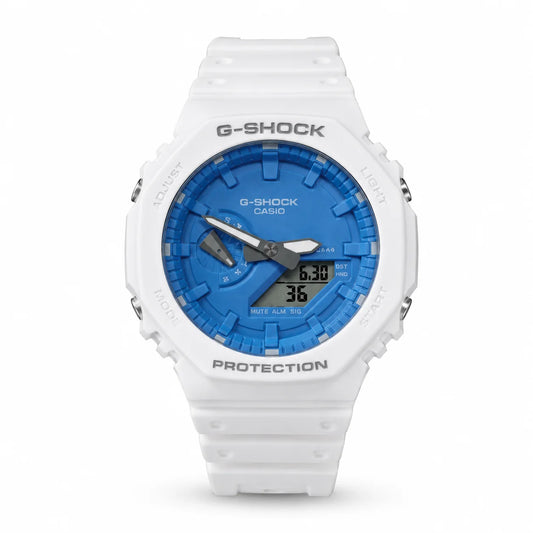 Casio G-Shock GA-2100 - White and Blue