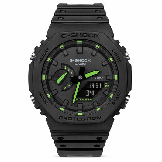 Casio G-Shock GA-2100 - Black and Green