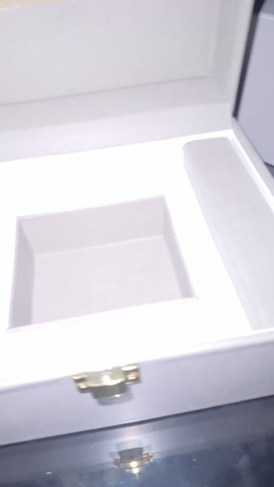 Iced out watch rose gold