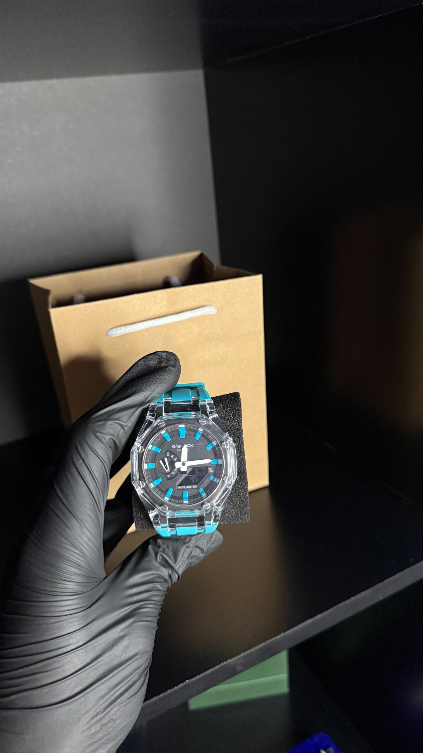 G-Shock Teal Crystal Transparent Edition