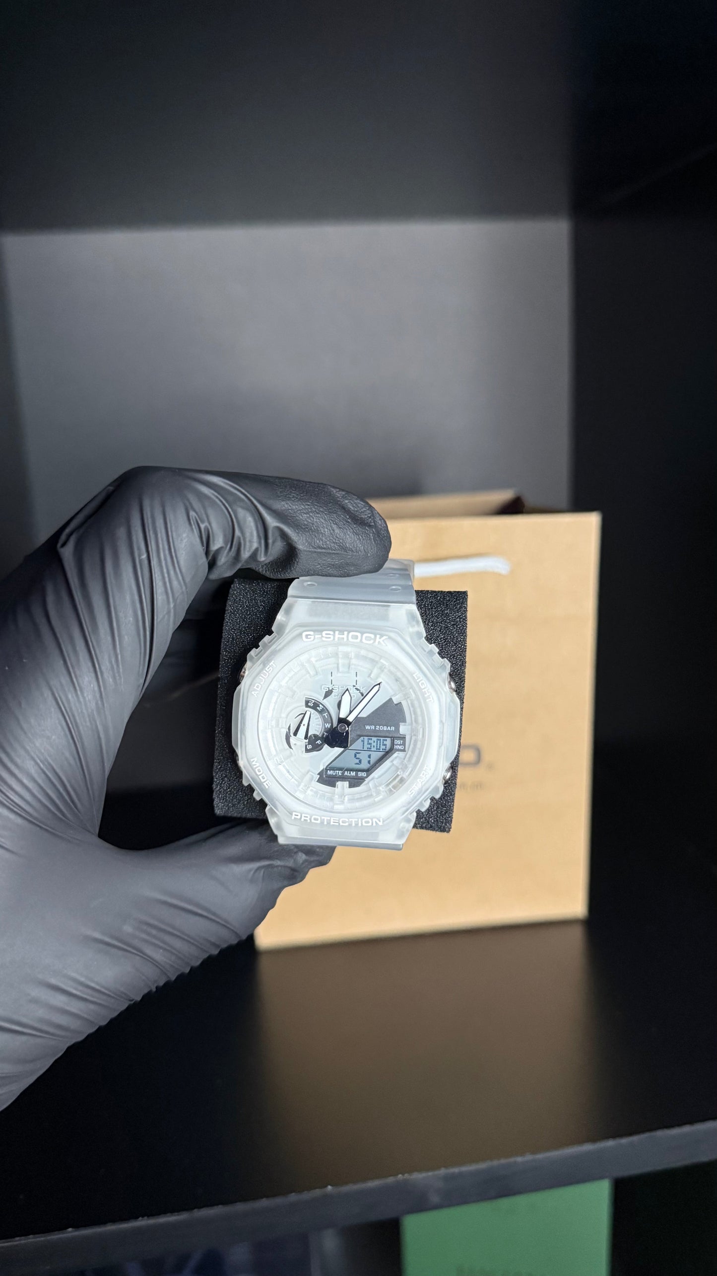 G-Shock White Transparent Edition